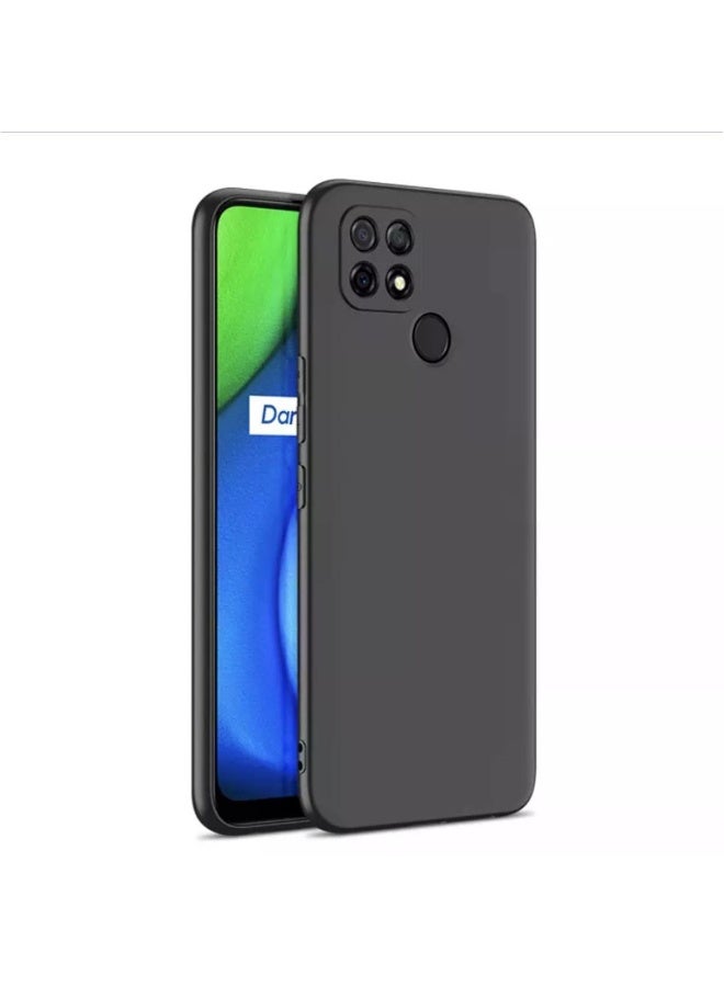 غطاء واقي لهاتف أوبو A73 4G، غلاف TPU ناعم رفيع، غلاف سيليكون مرن متوافق مع أوبو A73 4G - أسود
